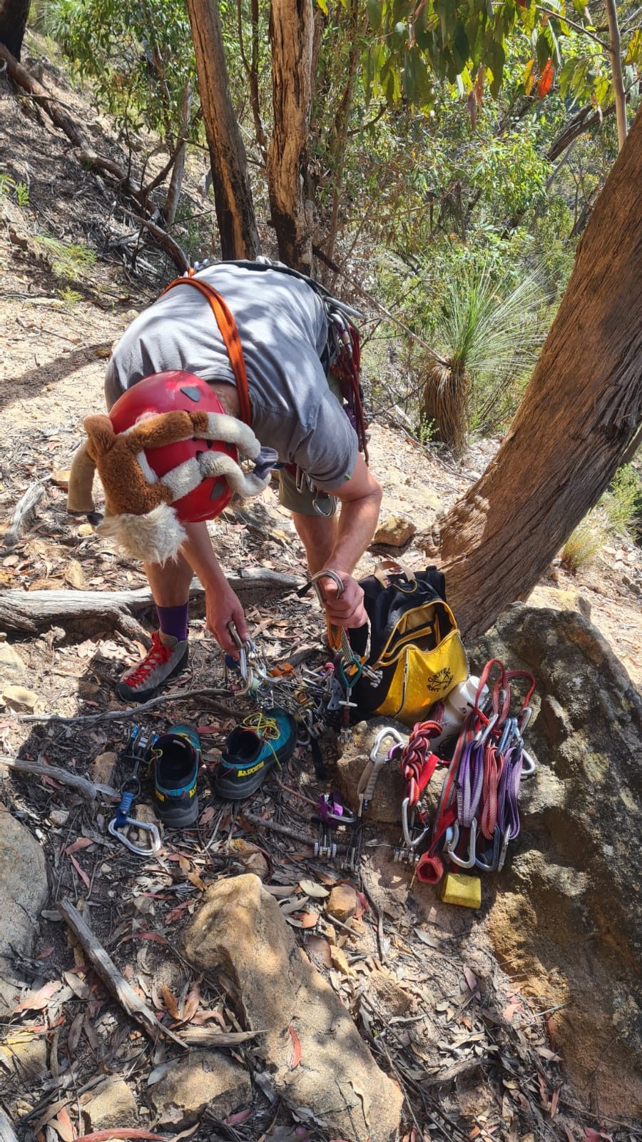 colin trip report newnes trad climbing